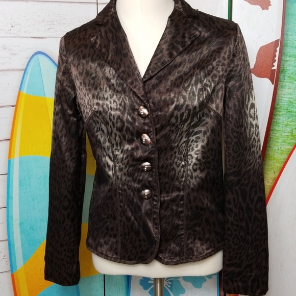Passion Concept Jackets & Blazers - 3/$20 90s Passion Concept Leopard Print Jacket M